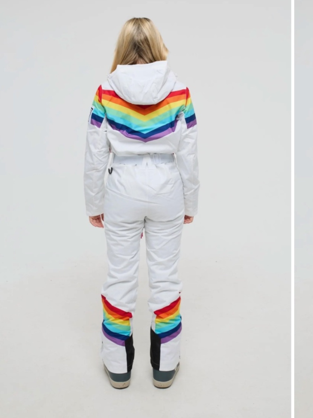 OOSC Clothing Small S Rainbow row womens ski suit - Picture 2 of 10